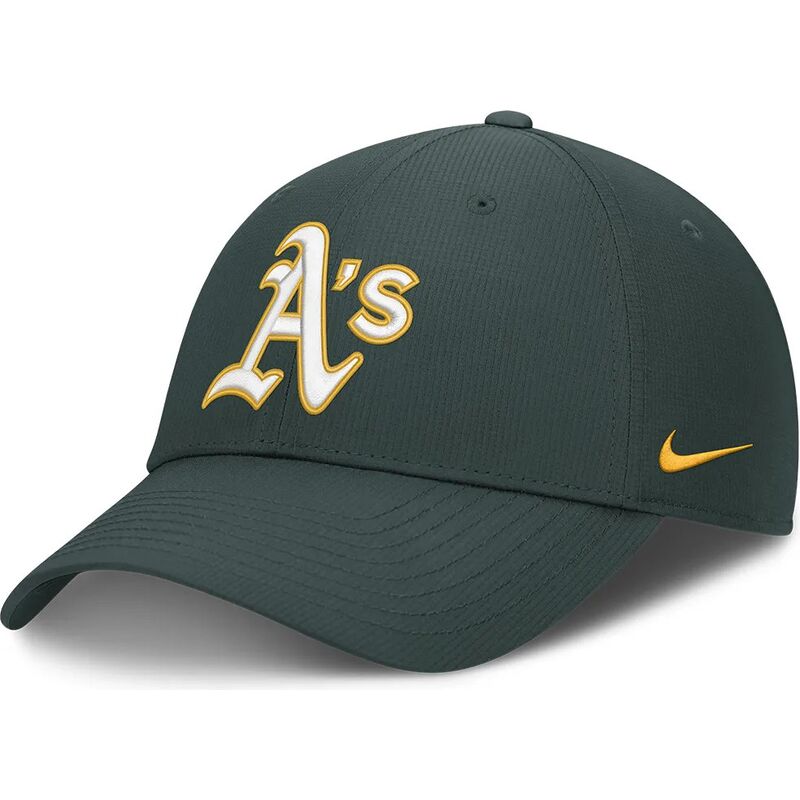 cap-kaareva-green-adjustable-strap-club-structured-uv-poly-ripstop-oakland-athletics-mlb-nike cap-kaareva-green-adjustable-strap-club-structured-uv-poly-ripstop-oakland-athletics-mlb-nike