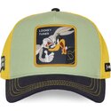 lippikset-kaareva-rekka-monivarinen-snapback-loo13-badb-bugs-bunny-ja-akku-ankka-looney-tunes-capslab