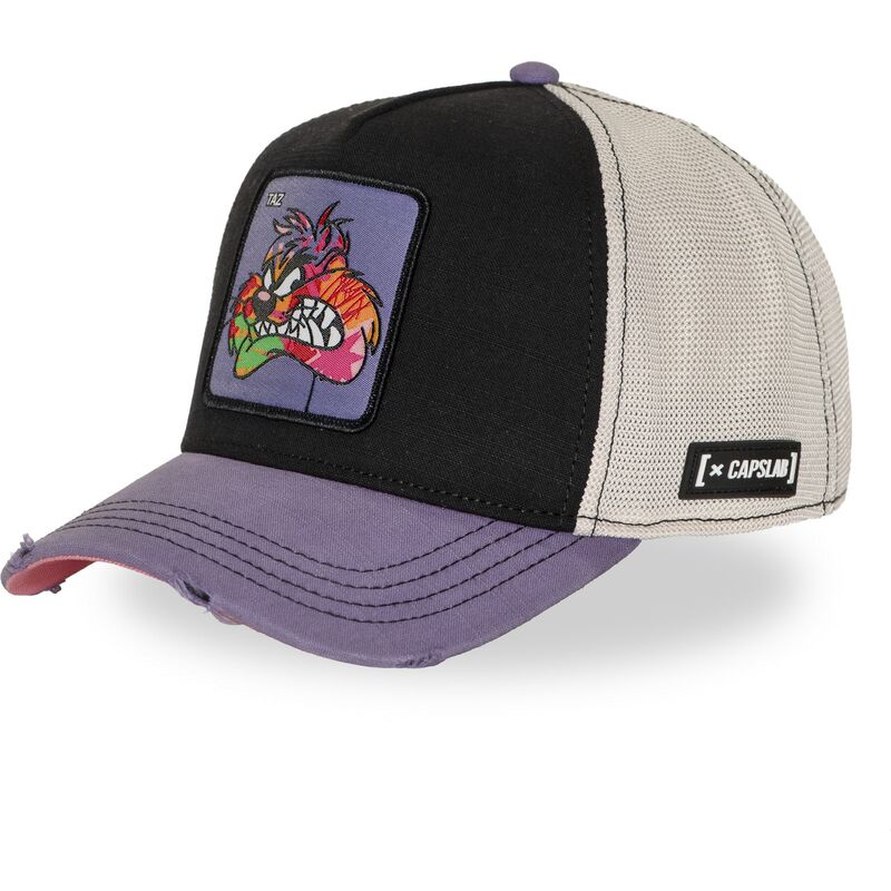 lippikset-kaareva-rekka-monivarinen-snapback-tasmanian-piru-looney-tunes-capslab