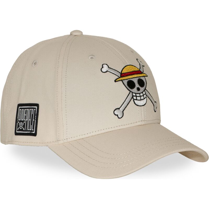 capslab-curved-brim-straw-hat-pirates-op7-skub-one-piece-beige-snapback-cap capslab-curved-brim-straw-hat-pirates-op7-skub-one-piece-beige-snapback-cap