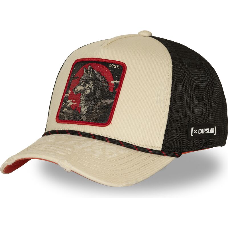 cap-kaareva-beige-snapback-wolf-beasts-capslab cap-kaareva-beige-snapback-wolf-beasts-capslab