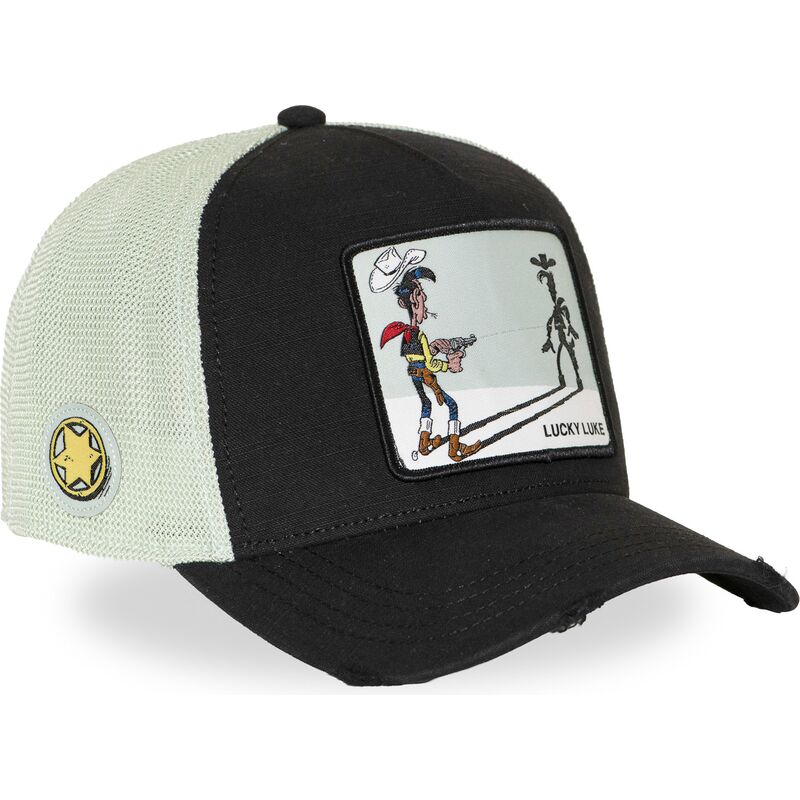 lippikset-kaareva-rekka-musta-snapback-lck3-flub-lucky-luke-capslab lippikset-kaareva-rekka-musta-snapback-lck3-flub-lucky-luke-capslab