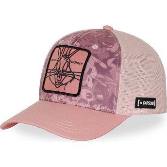 Lippikset kaareva rekka vaaleanpunainen snapback LOO13 PCBBUNB Väiski Vull Looney Tunes Capslab