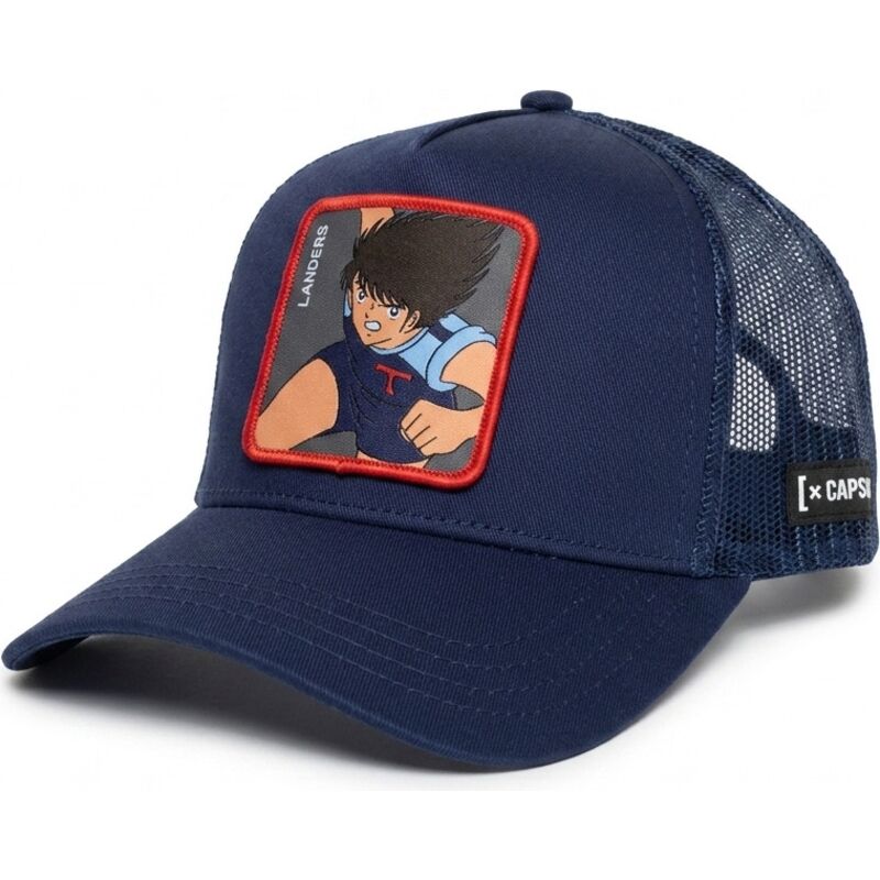 cap-kaareva-navy-blue-snapback-mark-lenders-champions-oliver-and-benji-capslab