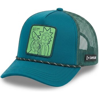 Lippikset kaareva rekka vihreä snapback REM7 CTFOAMDB Rick ja Morty Capslab