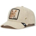 lippikset-kaareva-beige-snapback-bandit-cloth-rugged-comfort-the-farm-goorin-bros
