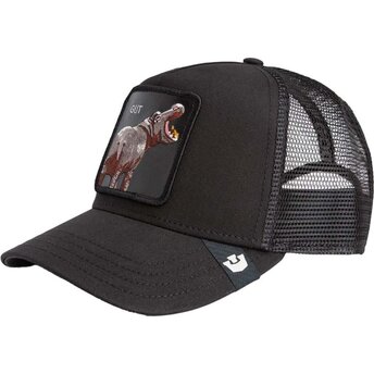 Lippikset kaareva rekka musta snapback Gut Hippo Sport...