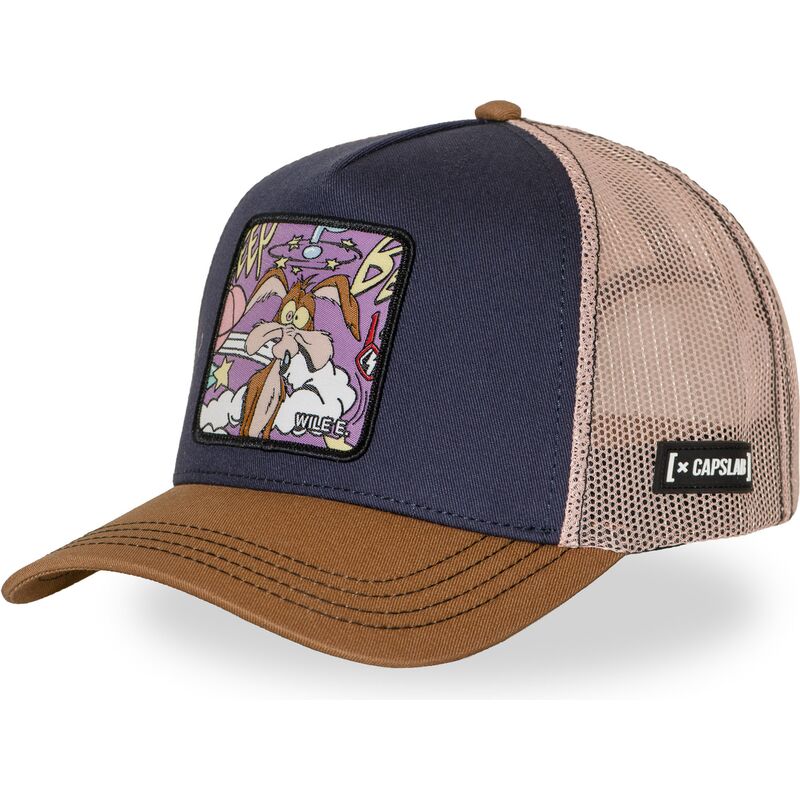 lippikset-kaareva-rekka-monivarinen-snapback-loo13-wilb-kojootti-looney-tunes-capslab