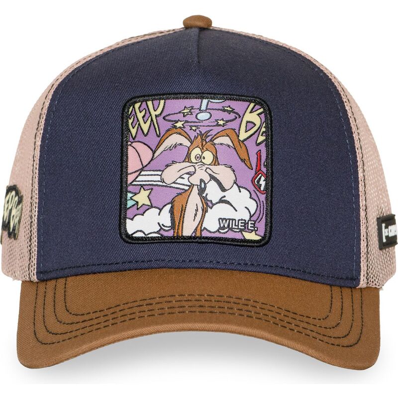 lippikset-kaareva-rekka-monivarinen-snapback-loo13-wilb-kojootti-looney-tunes-capslab