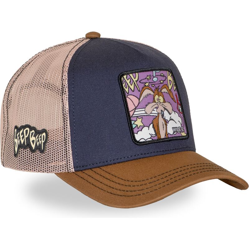 lippikset-kaareva-rekka-monivarinen-snapback-loo13-wilb-kojootti-looney-tunes-capslab