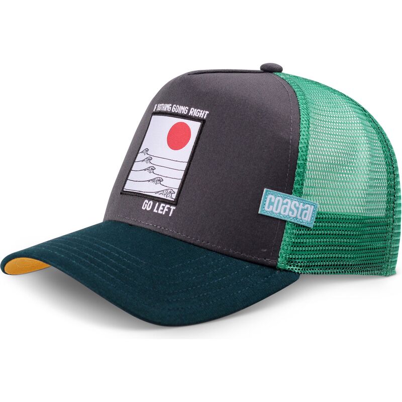 lippikset-kaareva-rekka-vihrea-snapback-go-left-hft-coastal