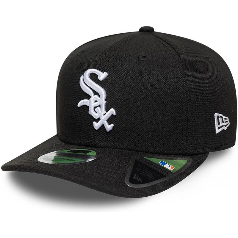 lippikset-kaareva-musta-snapback-9seventy-stretch-snap-player-replica-chicago-white-sox-mlb-new-era