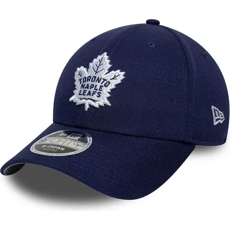 lippikset-kaareva-laivastonsininen-snapback-9forty-m-crown-team-toronto-maple-leafs-nhl-new-era