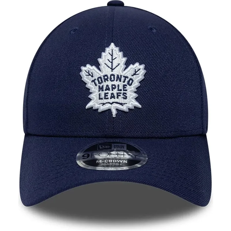 lippikset-kaareva-laivastonsininen-snapback-9forty-m-crown-team-toronto-maple-leafs-nhl-new-era