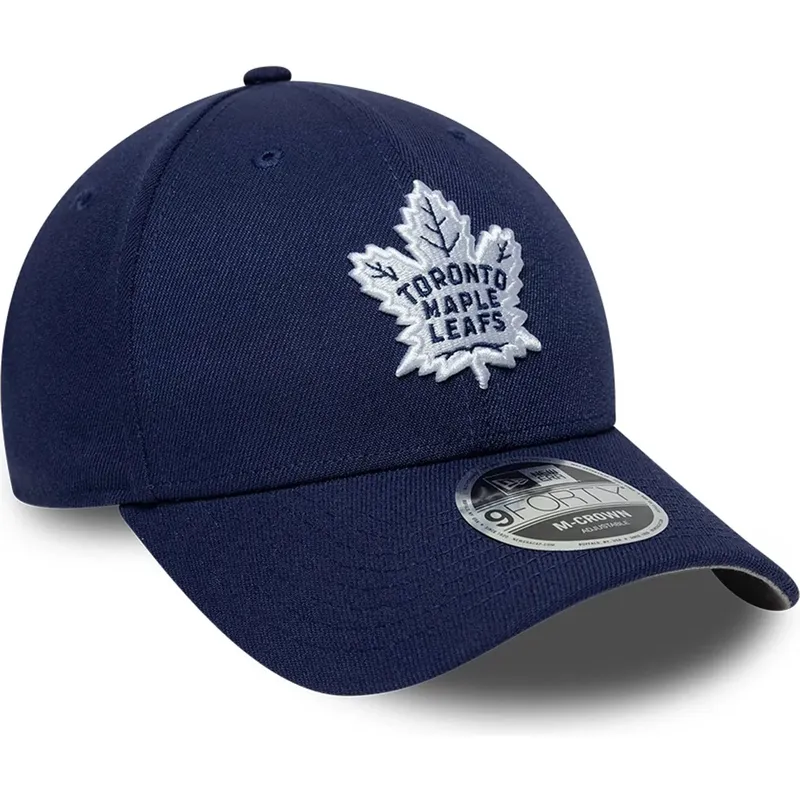 lippikset-kaareva-laivastonsininen-snapback-9forty-m-crown-team-toronto-maple-leafs-nhl-new-era