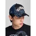 lippikset-kaareva-rekka-musta-snapback-flaming-ed-hardy