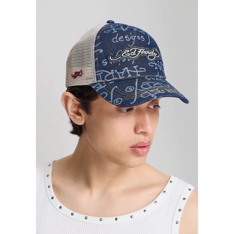 lippikset-kaareva-rekka-laivastonsininen-snapback-don-denim-ed-hardy