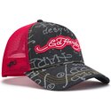 lippikset-kaareva-rekka-musta-snapback-don-denim-ed-hardy