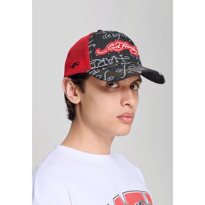 lippikset-kaareva-rekka-musta-snapback-don-denim-ed-hardy