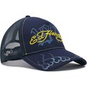 lippikset-kaareva-rekka-laivastonsininen-snapback-1971-ed-hardy