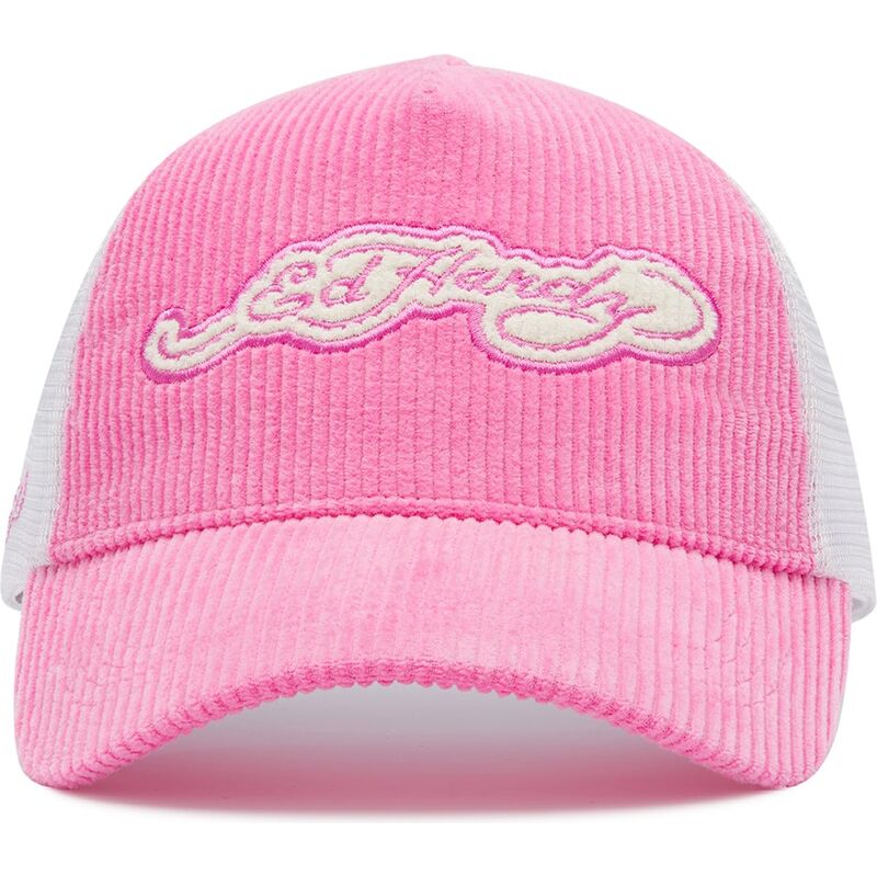 lippikset-kaareva-rekka-vaaleanpunainen-snapback-embroidery-applique-cord-ed-hardy lippikset-kaareva-rekka-vaaleanpunainen-snapback-embroidery-applique-cord-ed-hardy