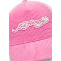lippikset-kaareva-rekka-vaaleanpunainen-snapback-embroidery-applique-cord-ed-hardy