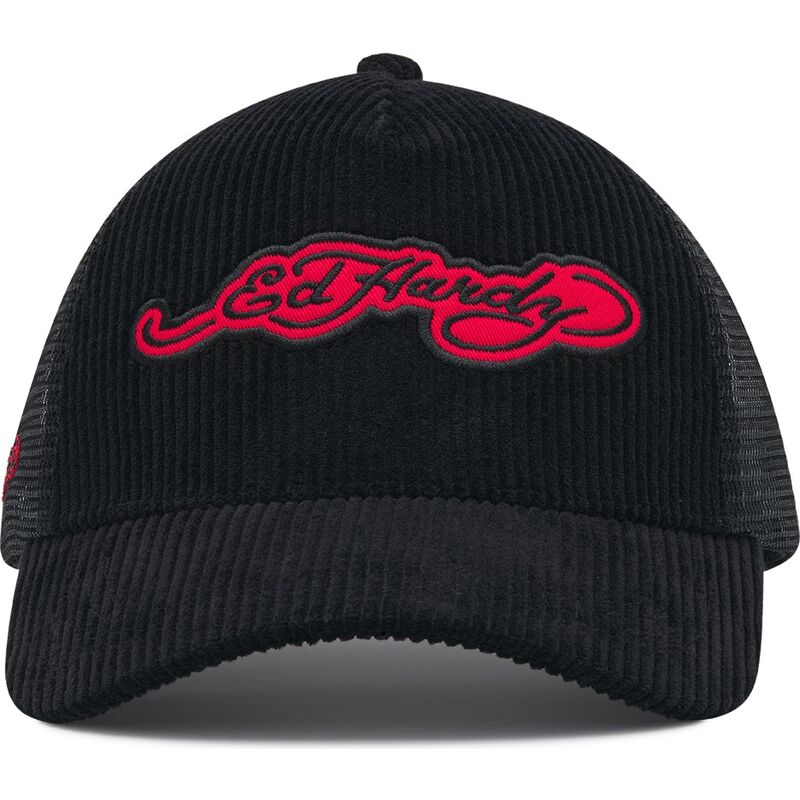 lippikset-kaareva-rekka-musta-snapback-embroidery-applique-cord-ed-hardy lippikset-kaareva-rekka-musta-snapback-embroidery-applique-cord-ed-hardy