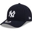lippikset-kaareva-laivastonsininen-snapback-9forty-m-crown-hall-of-fame-new-york-yankees-mlb-new-era