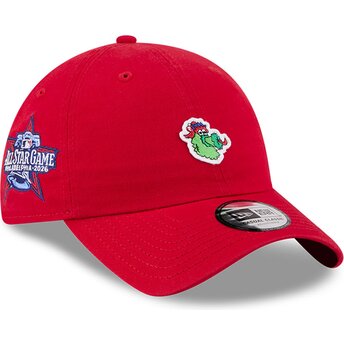 Lippikset kaareva punainen säädettävä nauha Casual Classic All Star Game Fan Pack Philadelphia Phillies MLB New Era