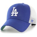 lippikset-kaareva-rekka-sininen-snapback-lapsille-mvp-branson-los-angeles-dodgers-mlb-47-brand