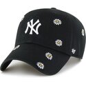 lippikset-kaareva-musta-saadettava-nauha-lapsille-clean-up-scatter-new-york-yankees-mlb-47-brand