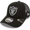 lippikset-kaareva-rekka-musta-snapback-9seventy-stretch-snap-team-las-vegas-raiders-nfl-new-era