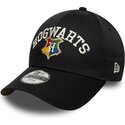 lippikset-kaareva-musta-snapback-lapsille-9forty-wordmark-hogwarts-harry-potter-new-era