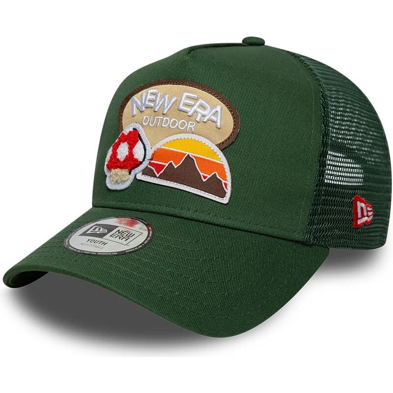 lippikset-kaareva-rekka-vihrea-snapback-lapsille-a-frame-outdoor-new-era lippikset-kaareva-rekka-vihrea-snapback-lapsille-a-frame-outdoor-new-era