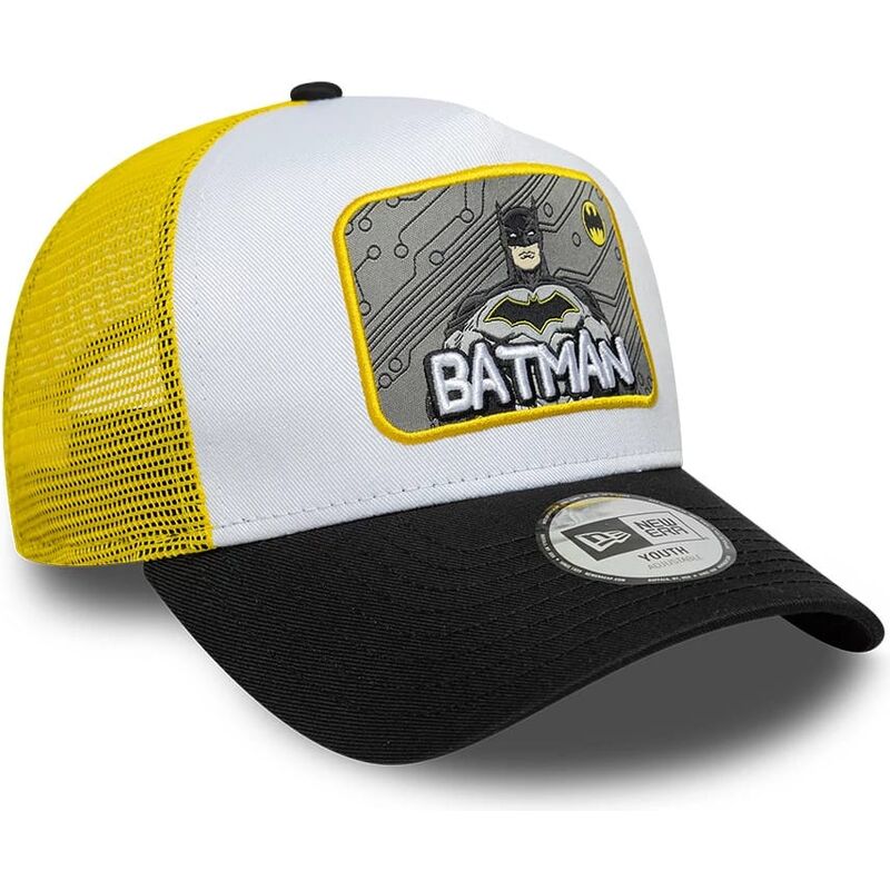 lippikset-kaareva-rekka-monivarinen-snapback-lapsille-a-frame-patch-batman-dc-comics-new-era