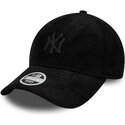lippikset-kaareva-musta-saadettava-nauha-9forty-cord-new-york-yankees-mlb-new-era