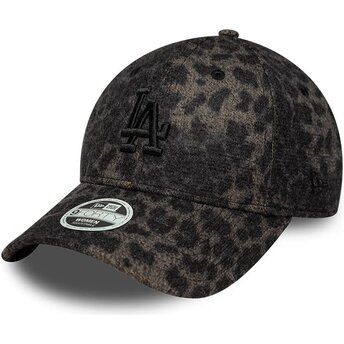 Lippikset kaareva leopardi säädettävä nauha 9FORTY Leopard Cosy Los Angeles Dodgers MLB New Era