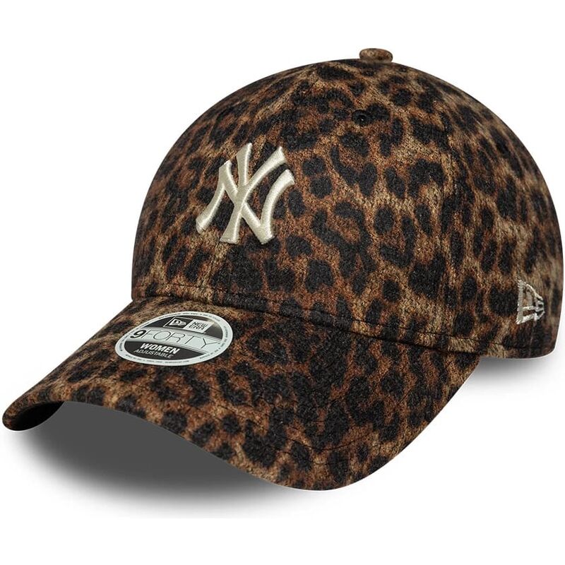 lippikset-kaareva-leopardi-saadettava-nauha-9forty-leopard-cosy-new-york-yankees-mlb-new-era