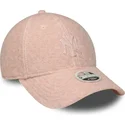 lippikset-kaareva-vaaleanpunainen-snapback-rosa-9forty-m-crown-winter-borg-new-york-yankees-mlb-new-era