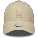 lippikset-kaareva-beige-snapback-9forty-m-crown-winter-borg-los-angeles-dodgers-mlb-new-era