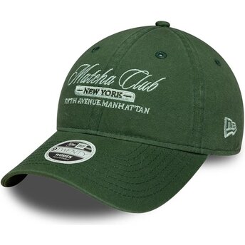 Lippikset kaareva vihreä säädettävä nauha 9TWENTY Matcha Club New Era