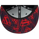 lippikset-littea-sininen-snapback-lapsille-9fifty-piping-superman-dc-comics-new-era