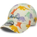 lippikset-kaareva-monivarinen-saadettava-nauha-9forty-all-over-print-dino-new-era