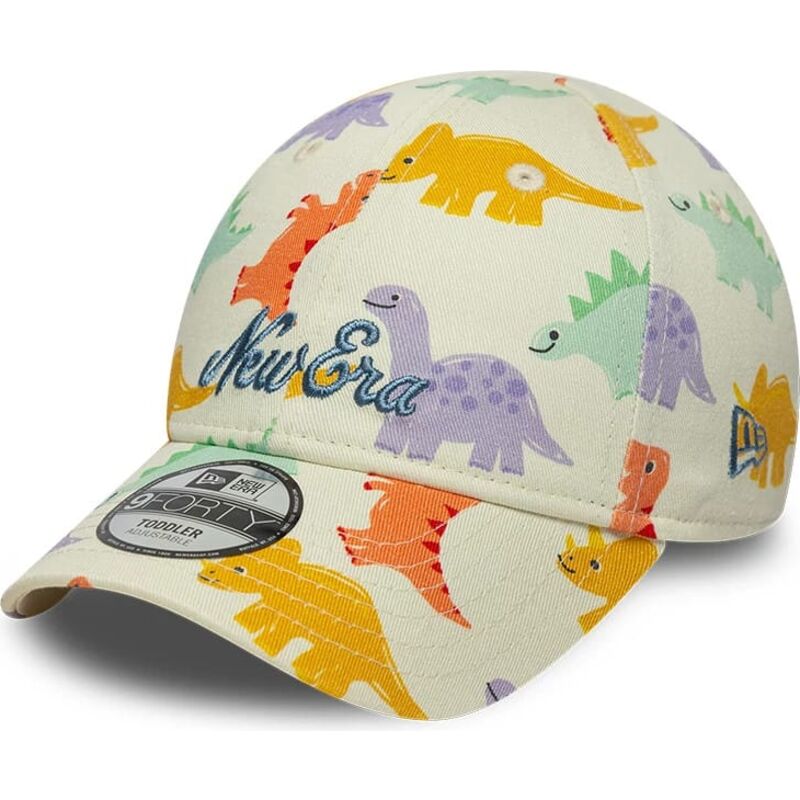 lippikset-kaareva-monivarinen-saadettava-nauha-9forty-all-over-print-dino-new-era