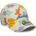 lippikset-kaareva-monivarinen-saadettava-nauha-9forty-all-over-print-dino-new-era