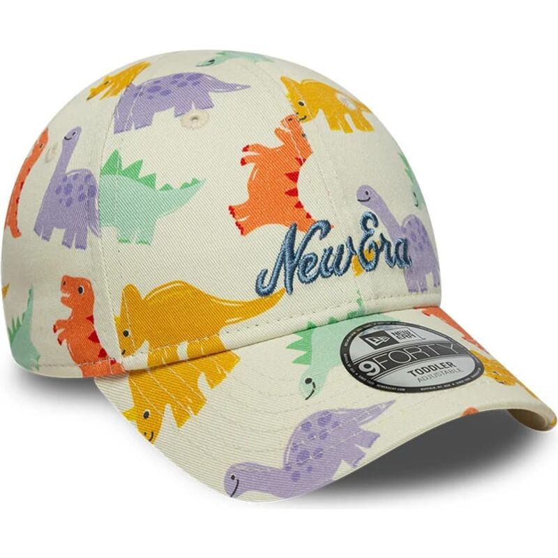 lippikset-kaareva-monivarinen-saadettava-nauha-9forty-all-over-print-dino-new-era