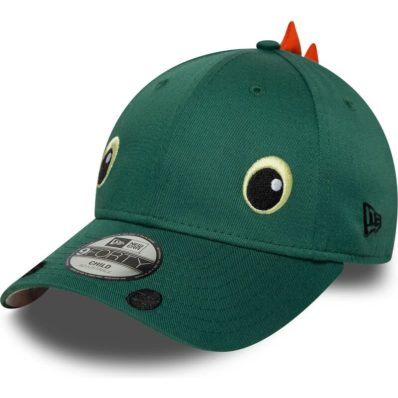 lippikset-kaareva-vihrea-snapback-lapsille-9forty-dino-face-new-era lippikset-kaareva-vihrea-snapback-lapsille-9forty-dino-face-new-era