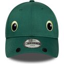 lippikset-kaareva-vihrea-snapback-lapsille-9forty-dino-face-new-era