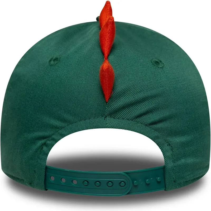 lippikset-kaareva-vihrea-snapback-lapsille-9forty-dino-face-new-era lippikset-kaareva-vihrea-snapback-lapsille-9forty-dino-face-new-era