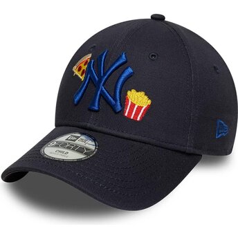 Lippikset kaareva laivastonsininen säädettävä nauha lapsille 9FORTY Food Icon New York Yankees MLB New Era